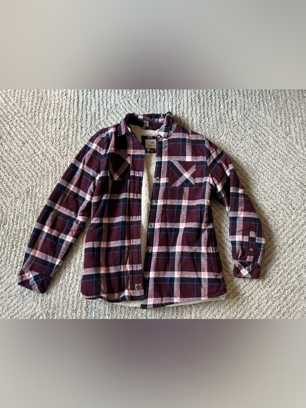 Legendary Whitetails Ladies Burgundy Plaid Jacket